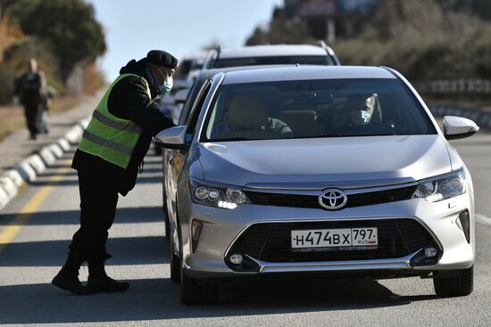 Russia Crimea  Coronavirus Restrictions