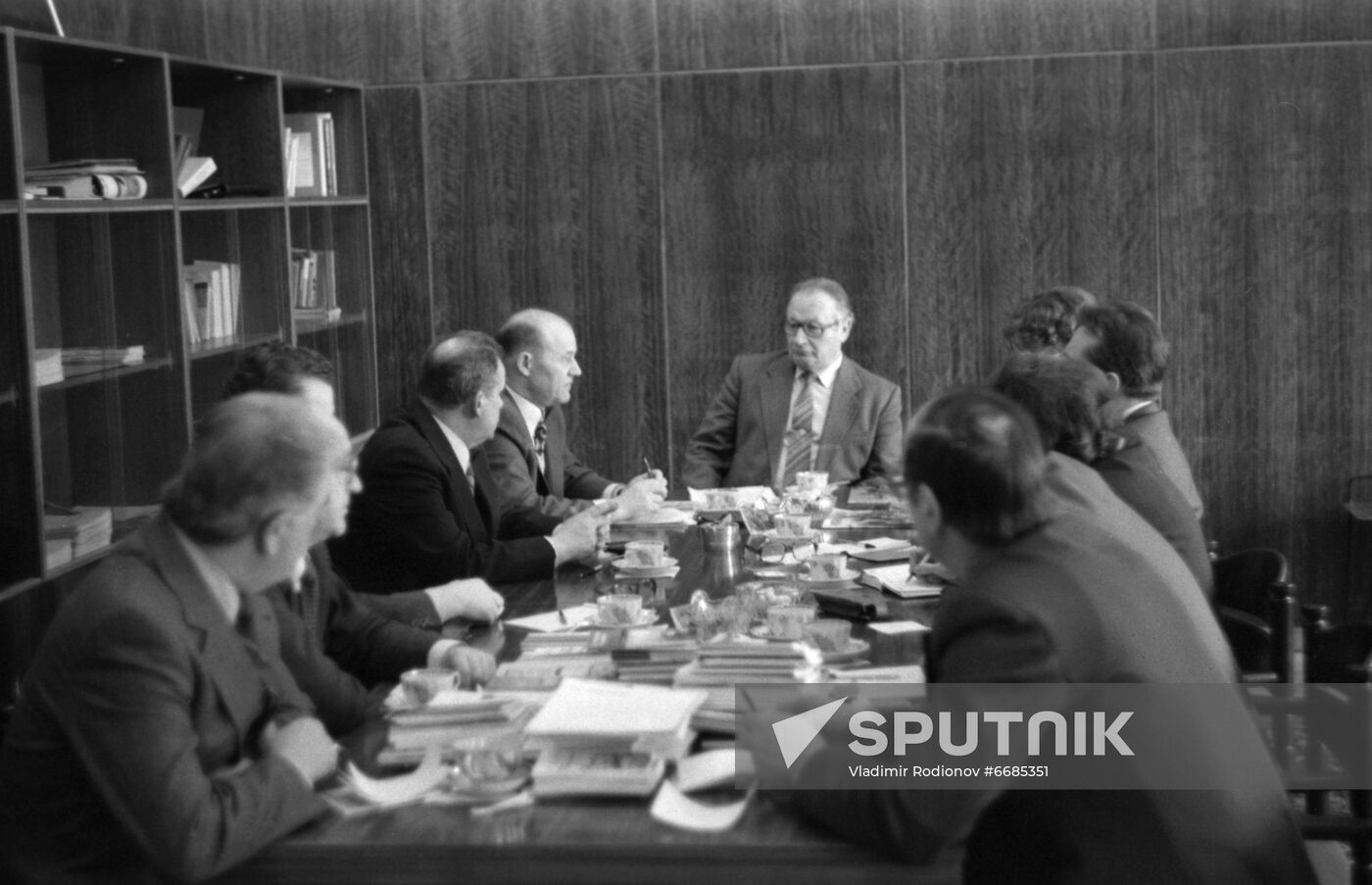 Polish publishers and journalists at Novosti Press Agency