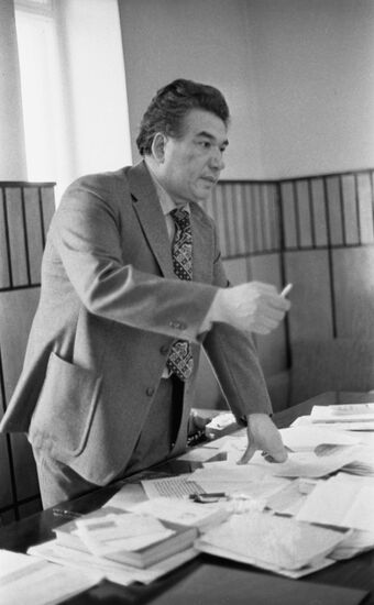 Kyrgyz writer Chingiz Aitmatov