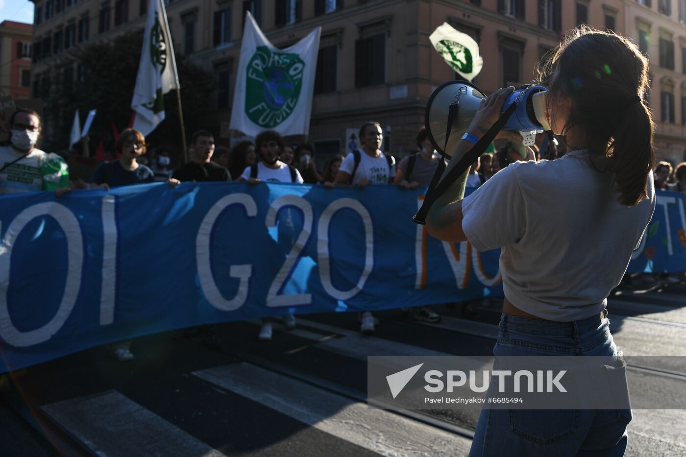 Italy G20 Summit Protest