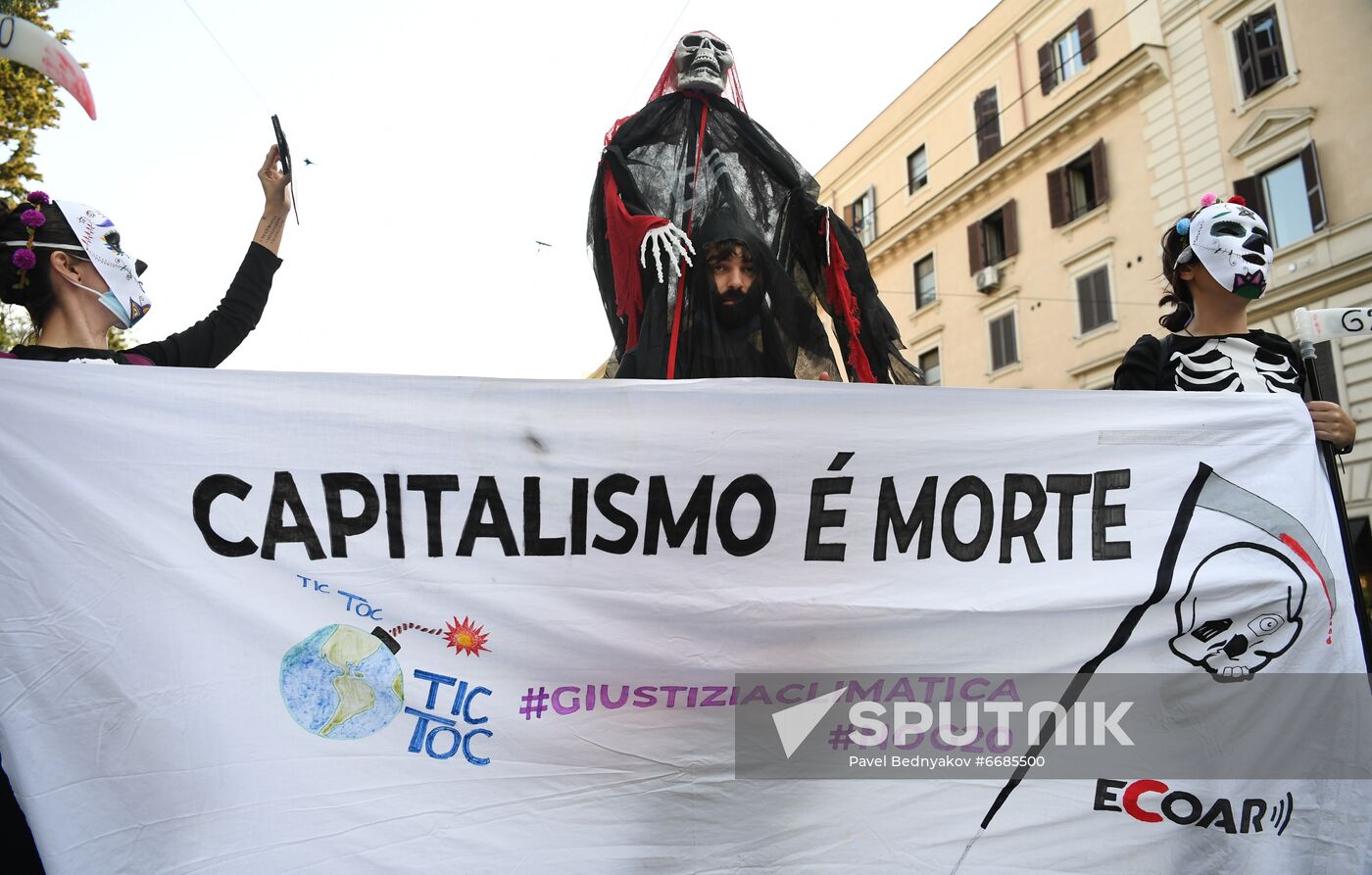 Italy G20 Summit Protest