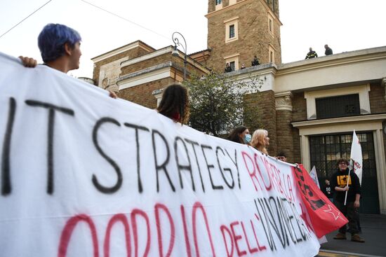 Italy G20 Summit Protest