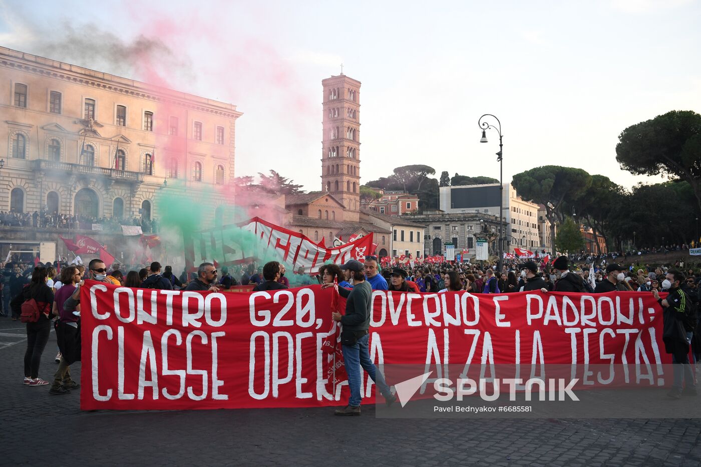 Italy G20 Summit Protest