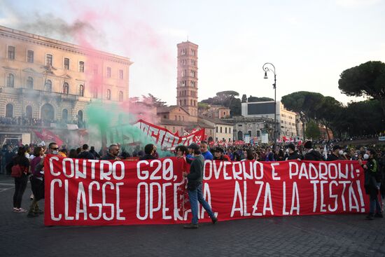 Italy G20 Summit Protest