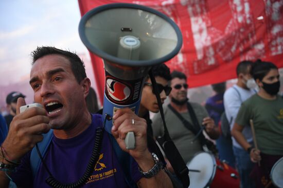 Italy G20 Summit Protest