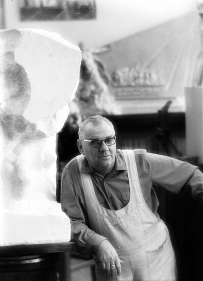 Sculptor Yevgeny Vuchetich