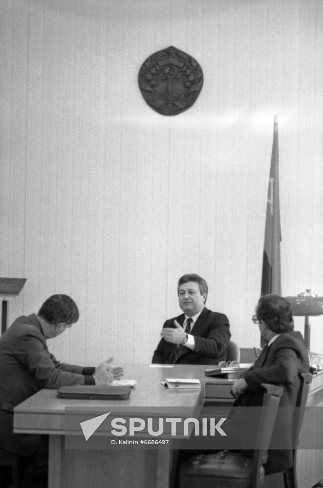 President of Azerbaijani SSR Ayaz Nyazi ogly Mutalibov