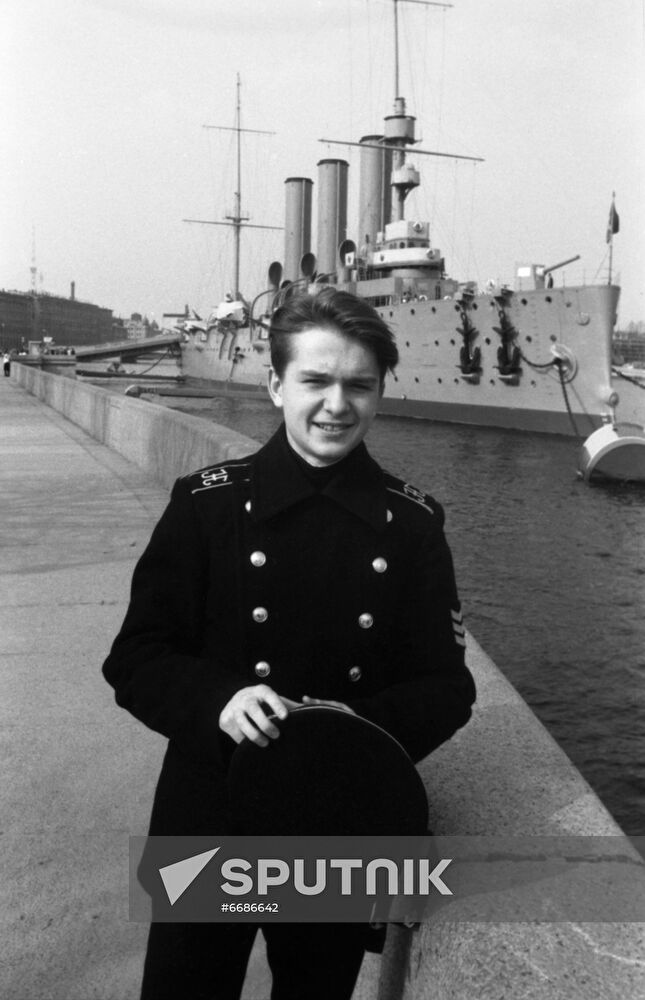A cadet from Leningrad Nakhimov Naval School