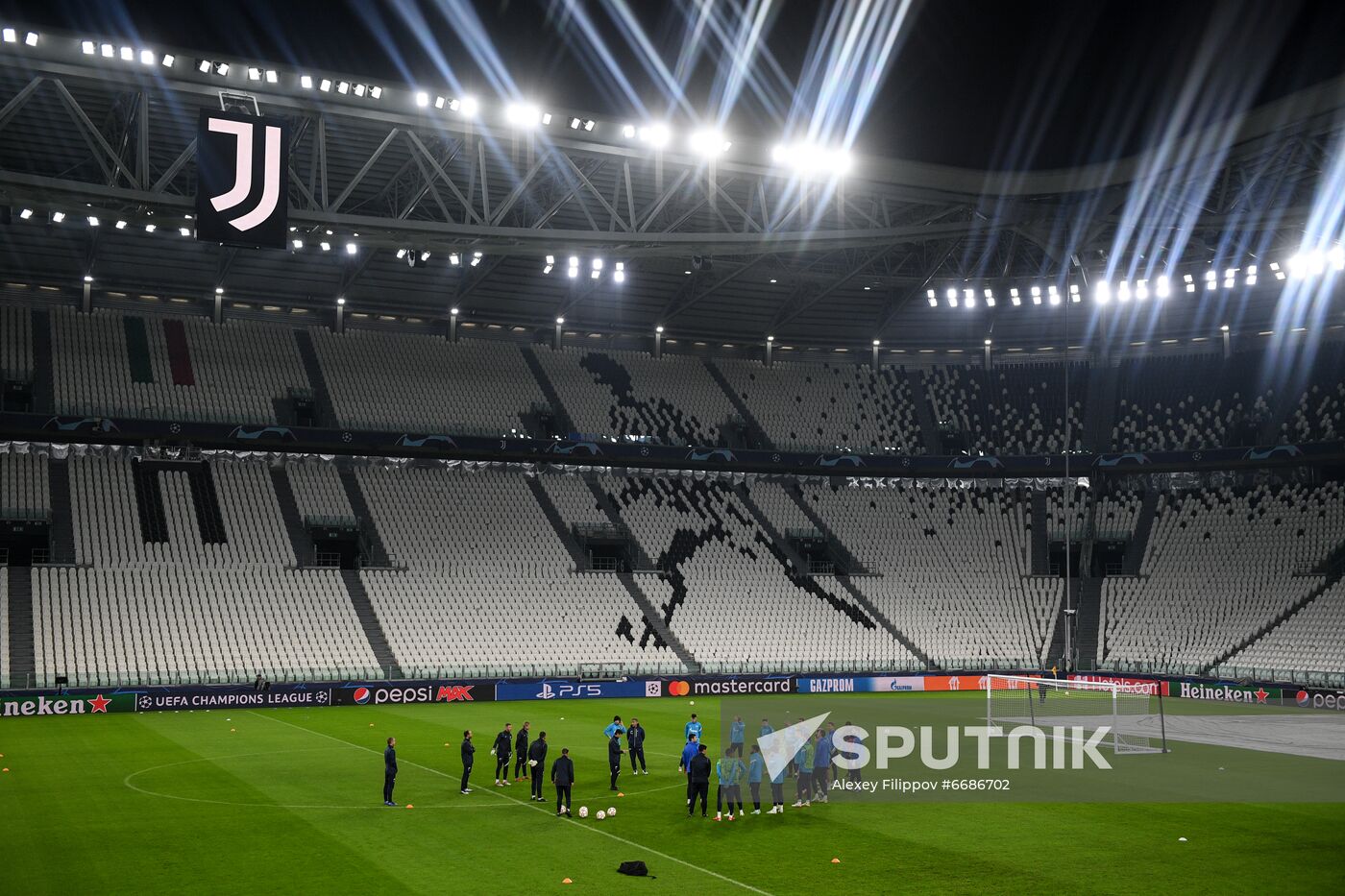 Italy Soccer Champions League Zenit Training