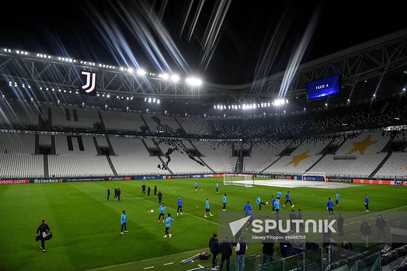 Italy Soccer Champions League Zenit Training