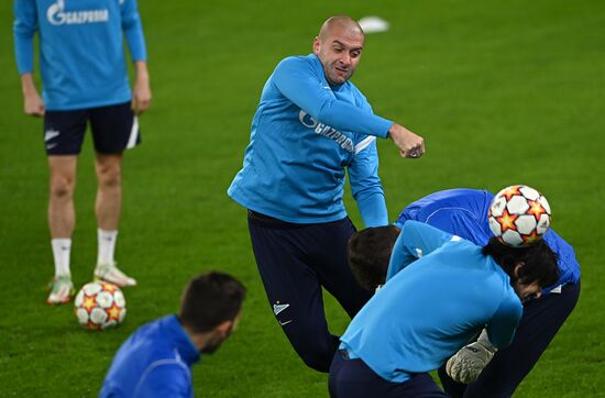 Italy Soccer Champions League Zenit Training
