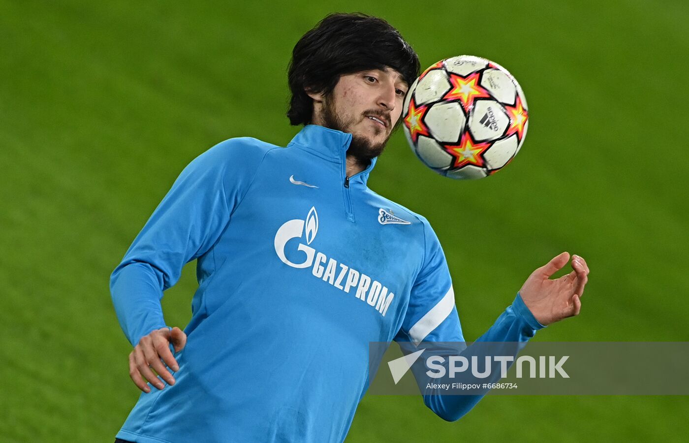 Italy Soccer Champions League Zenit Training