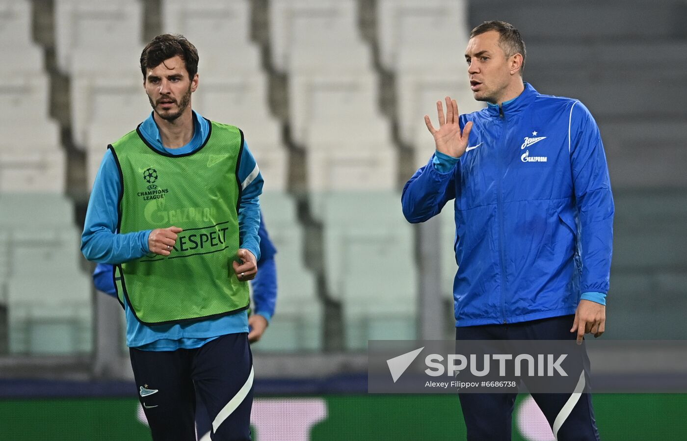 Italy Soccer Champions League Zenit Training