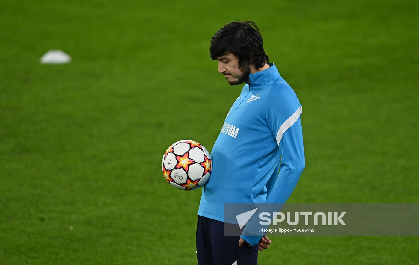 Italy Soccer Champions League Zenit Training