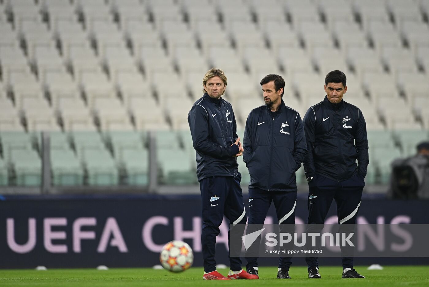 Italy Soccer Champions League Zenit Training