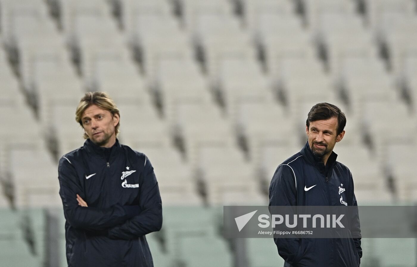 Italy Soccer Champions League Zenit Training