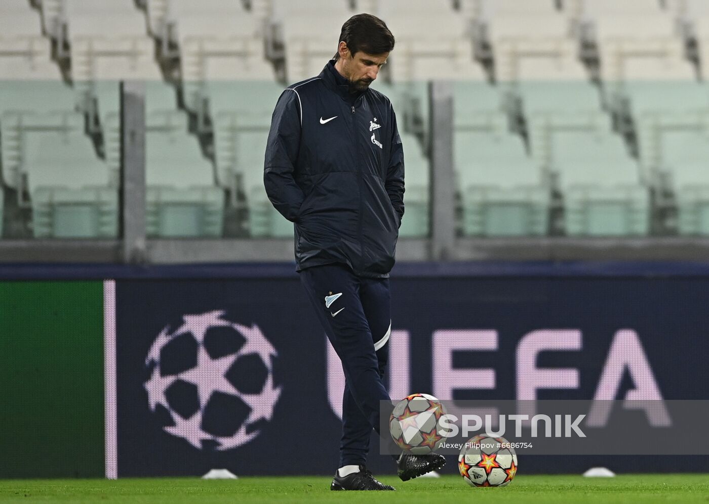 Italy Soccer Champions League Zenit Training