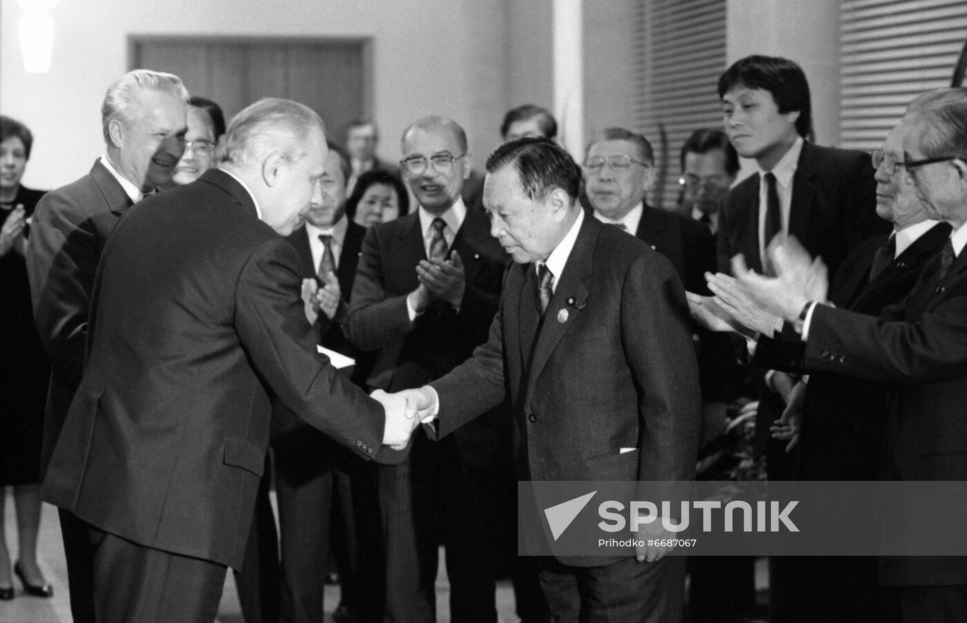 Japanese parliamentary delegation visits USSR