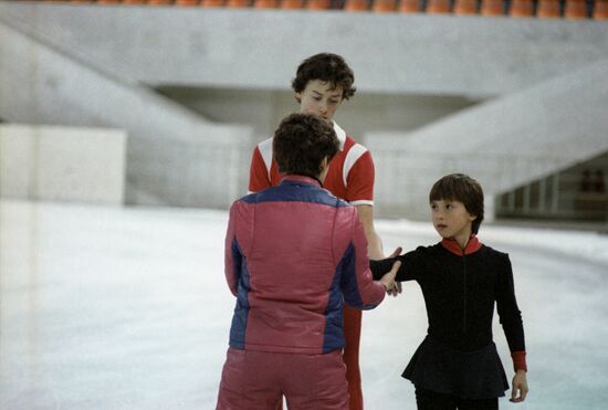 Soviet figure skater Irina Rodnina