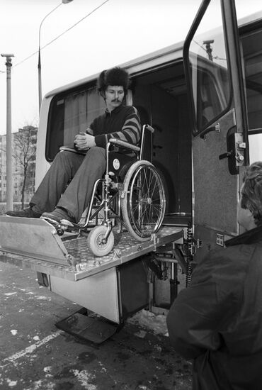 Mercedes Sprinter bus for people with disabilities