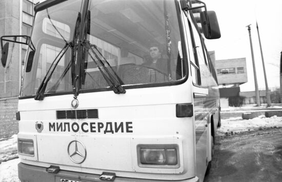 Mercedes Sprinter bus for people with disabilities