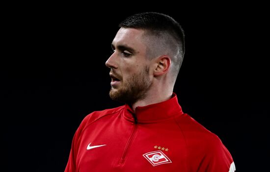 Britain Soccer Europa League Spartak Training