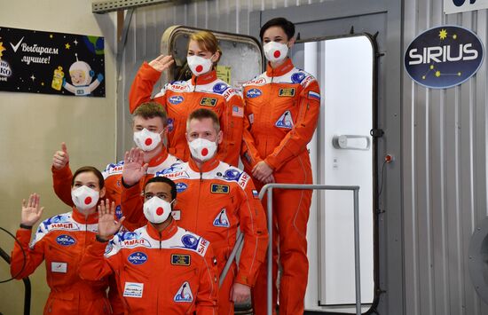 Russia Space Moon Simulated Mission