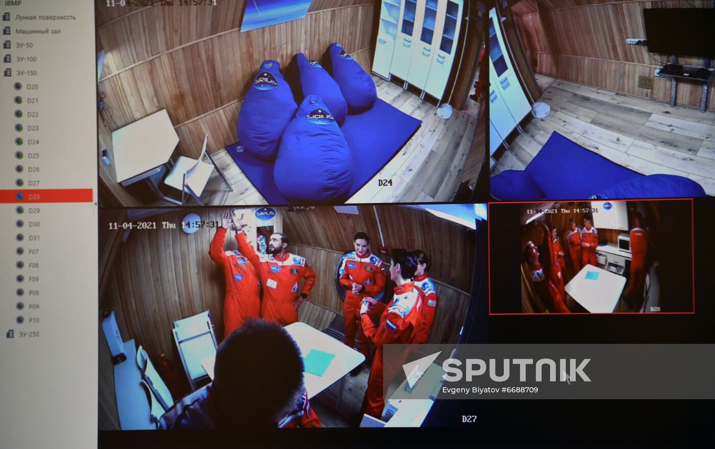 Russia Space Moon Simulated Mission