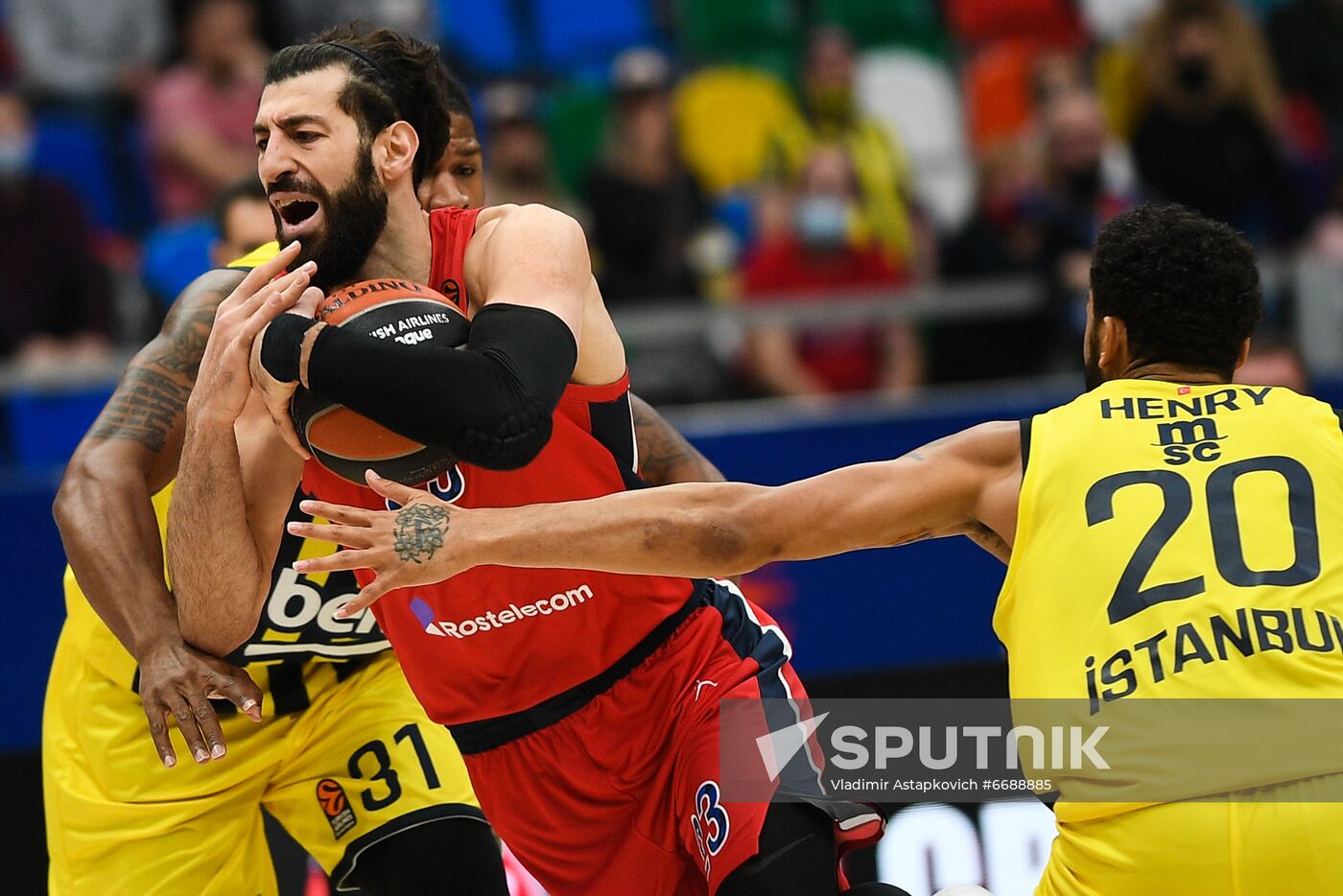 Russia Basketball Euroleague CSKA - Fenerbahce