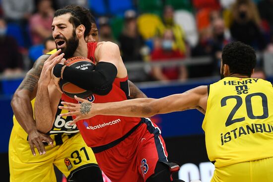 Russia Basketball Euroleague CSKA - Fenerbahce