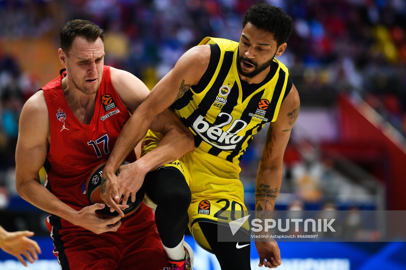 Russia Basketball Euroleague CSKA - Fenerbahce