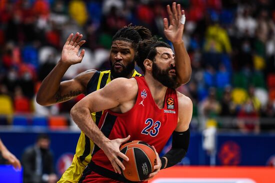 Russia Basketball Euroleague CSKA - Fenerbahce