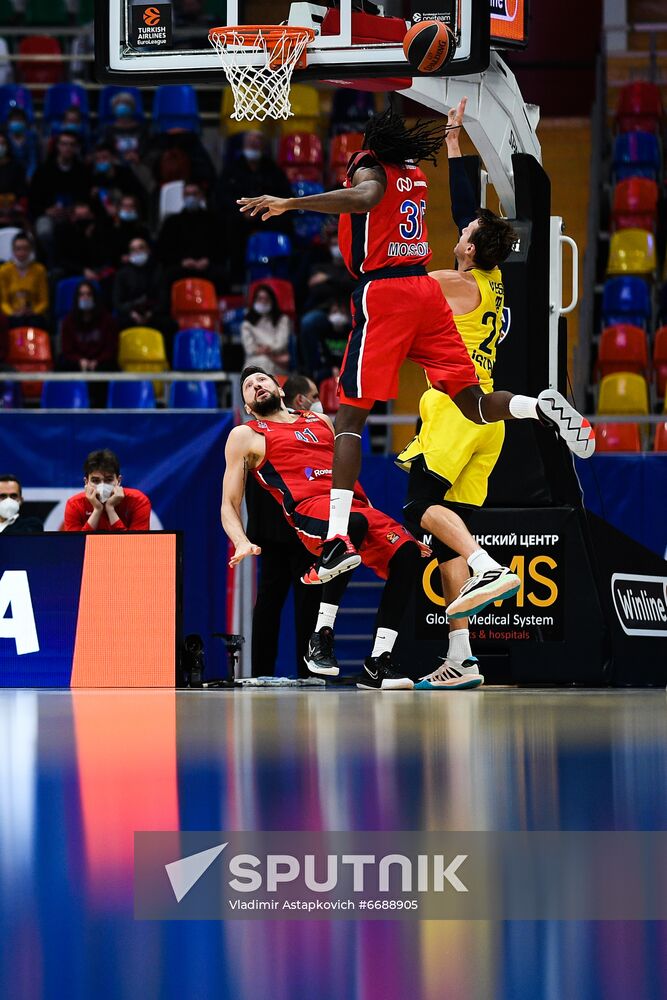 Russia Basketball Euroleague CSKA - Fenerbahce