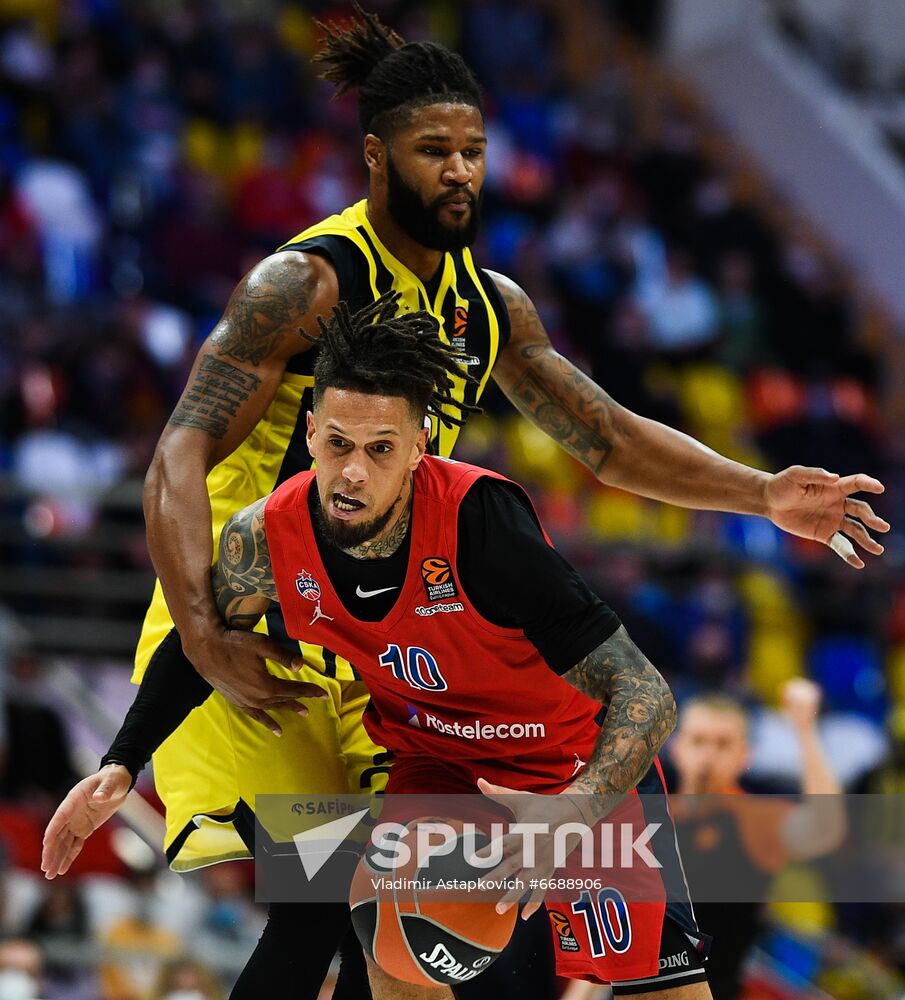 Russia Basketball Euroleague CSKA - Fenerbahce