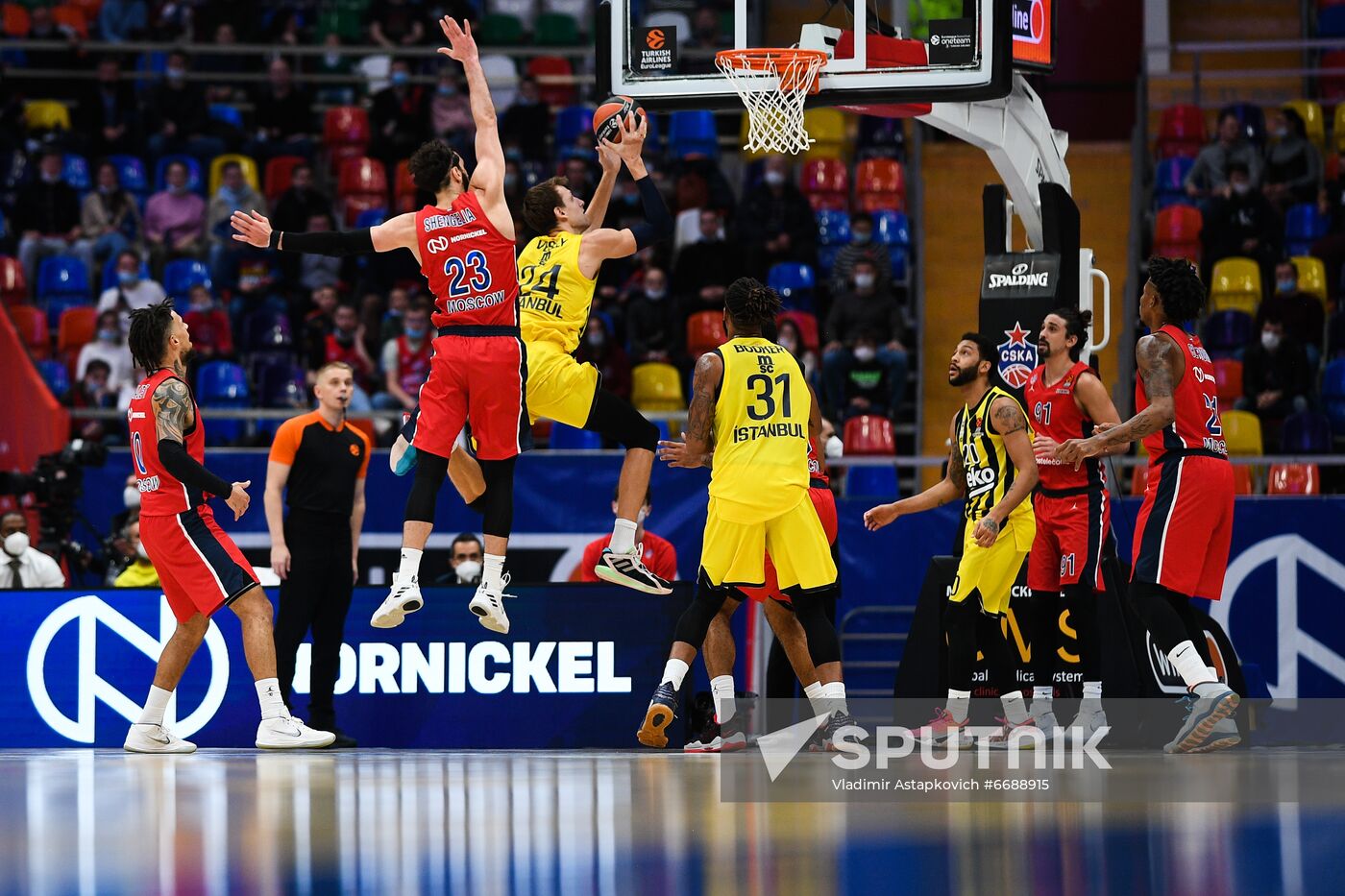 Russia Basketball Euroleague CSKA - Fenerbahce