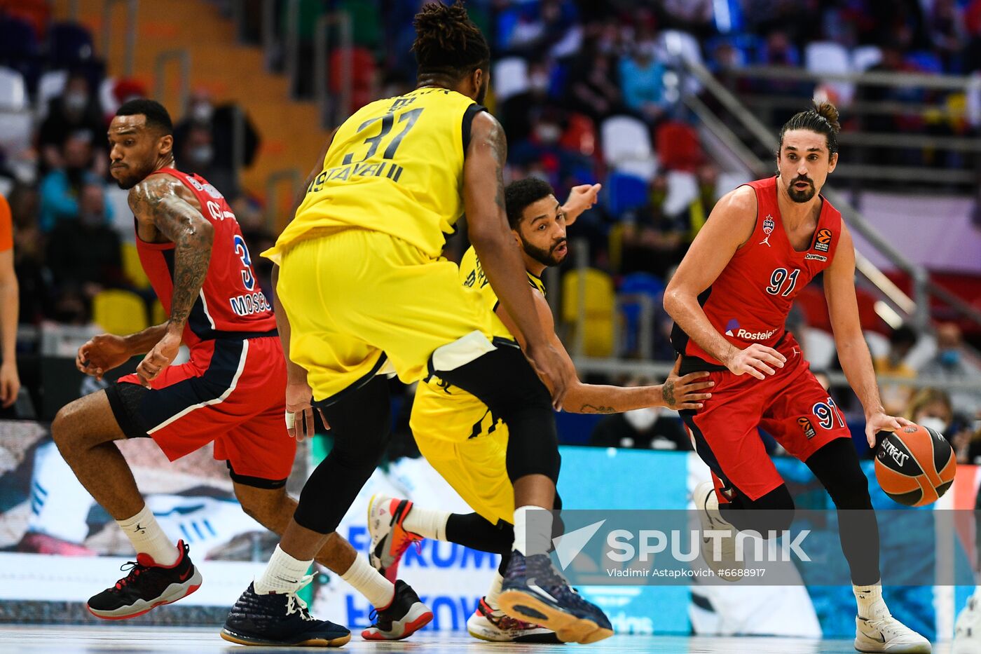 Russia Basketball Euroleague CSKA - Fenerbahce