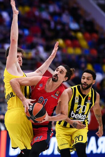 Russia Basketball Euroleague CSKA - Fenerbahce