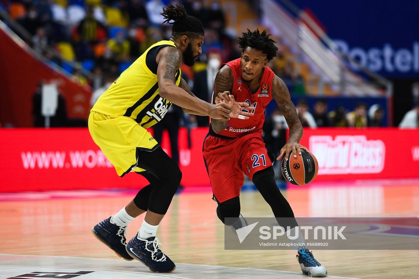 Russia Basketball Euroleague CSKA - Fenerbahce