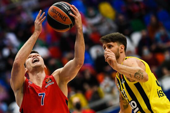 Russia Basketball Euroleague CSKA - Fenerbahce