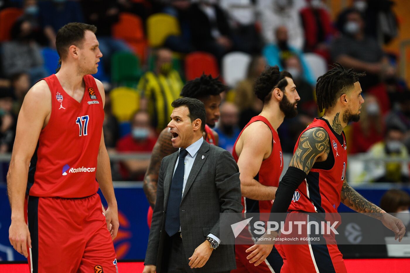 Russia Basketball Euroleague CSKA - Fenerbahce