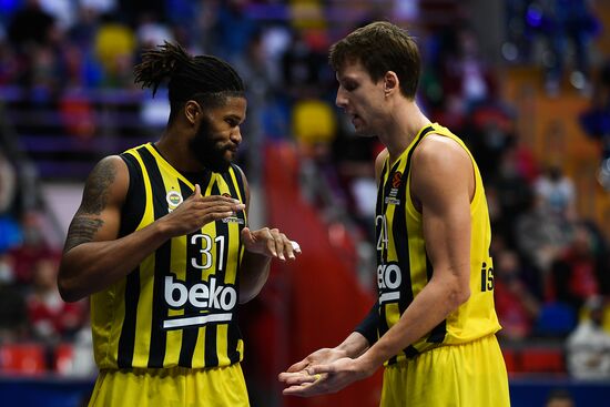 Russia Basketball Euroleague CSKA - Fenerbahce