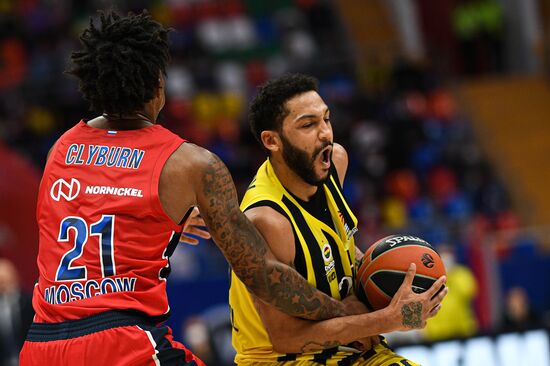 Russia Basketball Euroleague CSKA - Fenerbahce