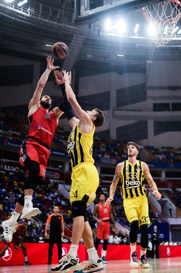 Russia Basketball Euroleague CSKA - Fenerbahce