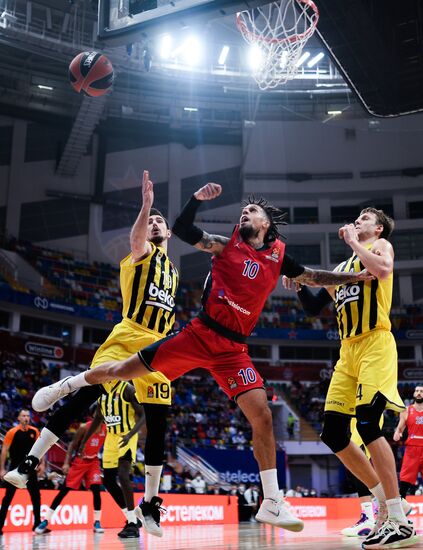 Russia Basketball Euroleague CSKA - Fenerbahce