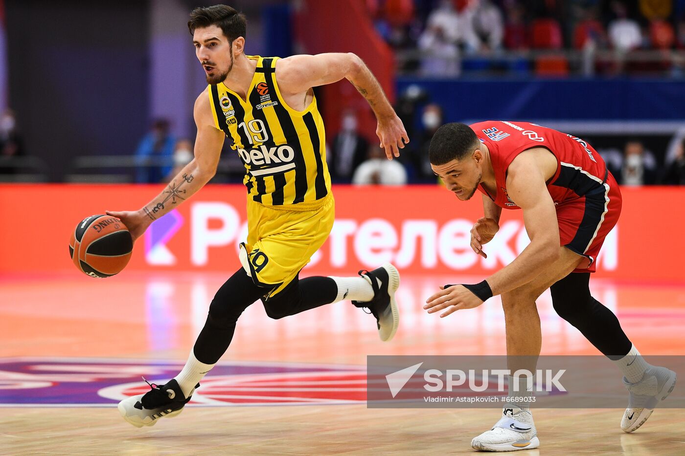 Russia Basketball Euroleague CSKA - Fenerbahce