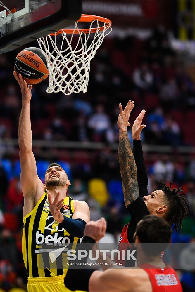 Russia Basketball Euroleague CSKA - Fenerbahce