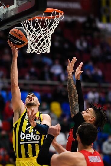 Russia Basketball Euroleague CSKA - Fenerbahce