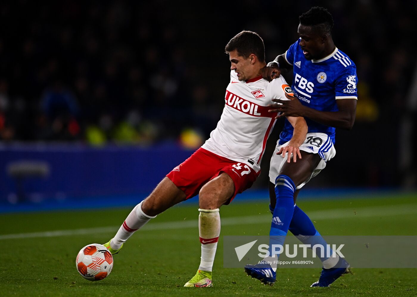 Britain Soccer Europa League Leicester - Spartak