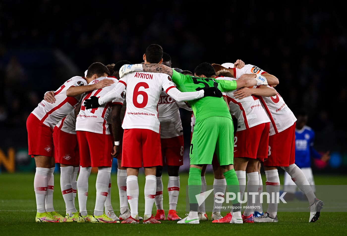 Britain Soccer Europa League Leicester - Spartak