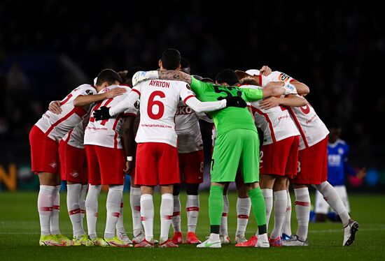 Britain Soccer Europa League Leicester - Spartak